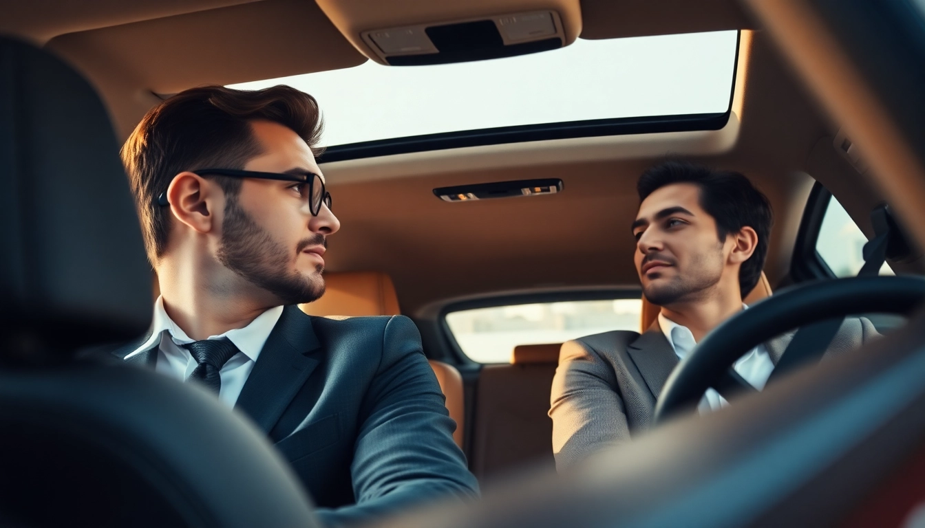 Experience premium comfort with a professional hire car with driver Malta, showcasing luxury seating and elegance.