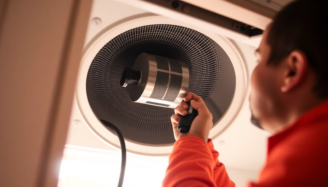 Performing dryer vent cleaning services in Salt Lake City to enhance home safety and efficiency.