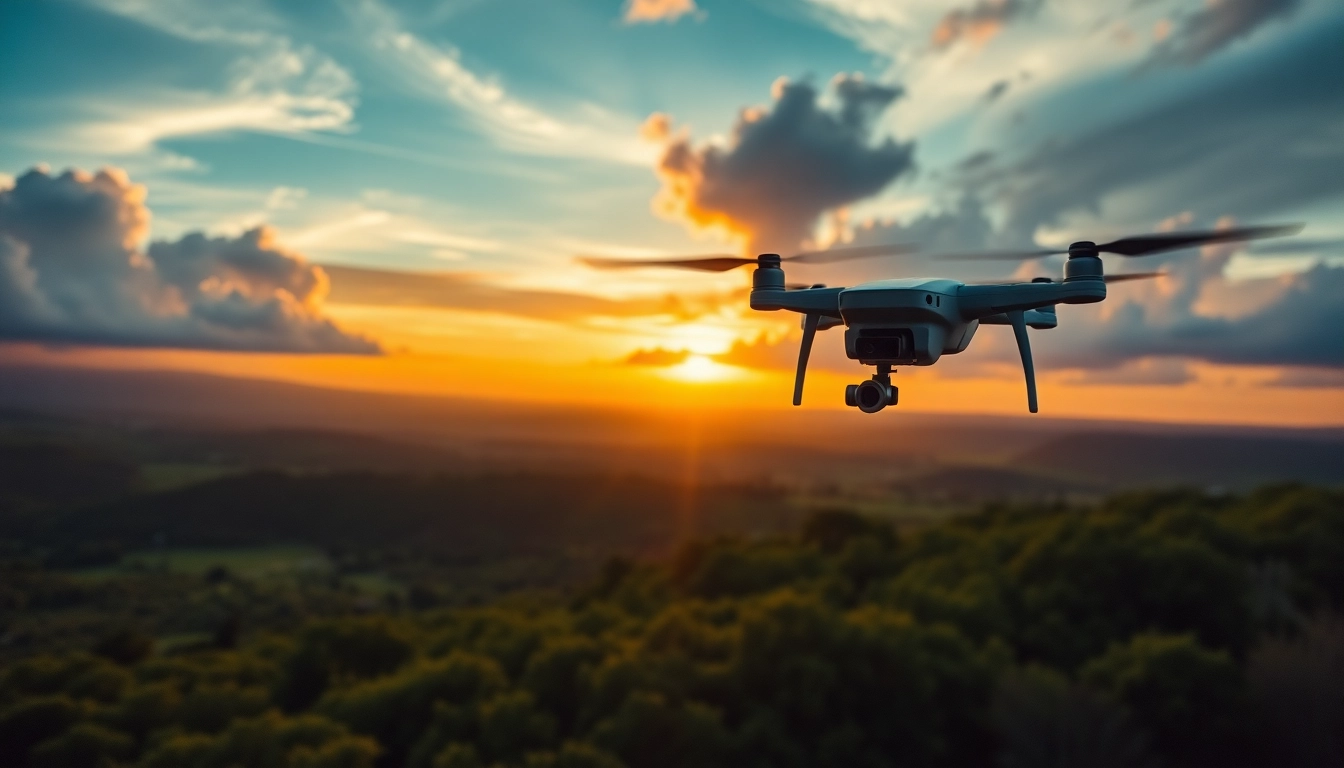 Calculate how much drone photography costs by viewing a drone capturing a stunning landscape.