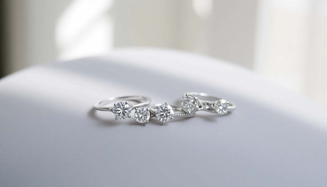 Showcase stunning 2 Carat Engagement Rings featuring brilliant diamonds and elegant settings.