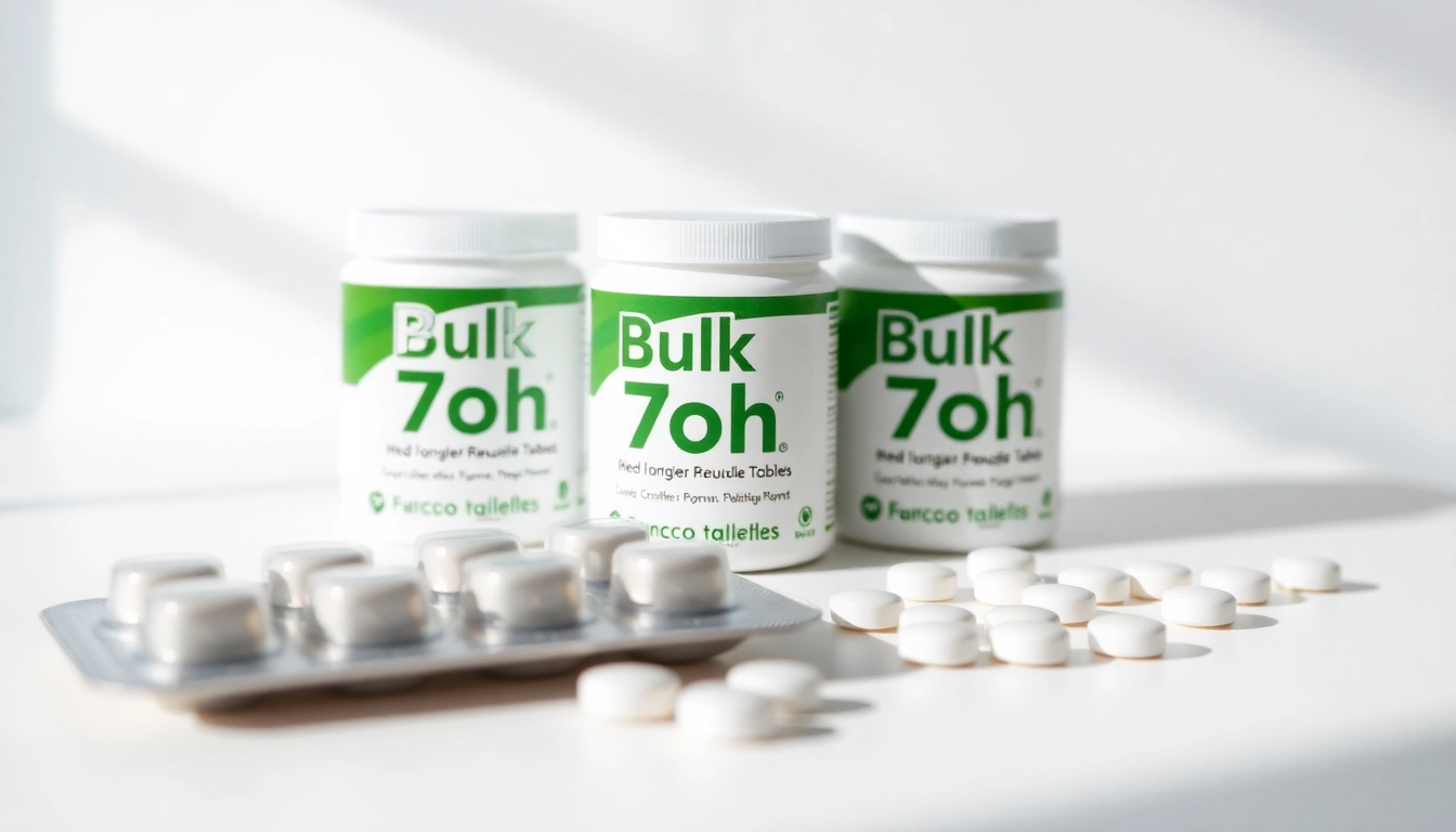 Showcasing Bulk 7oh tablets in eco-friendly packaging with detailed craftsmanship.