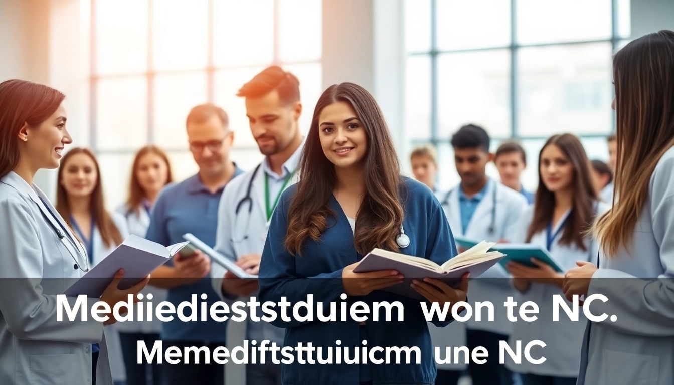 Studierende, die im Unterricht kooperieren, um Medizinstudium ohne NC zu erreichen.