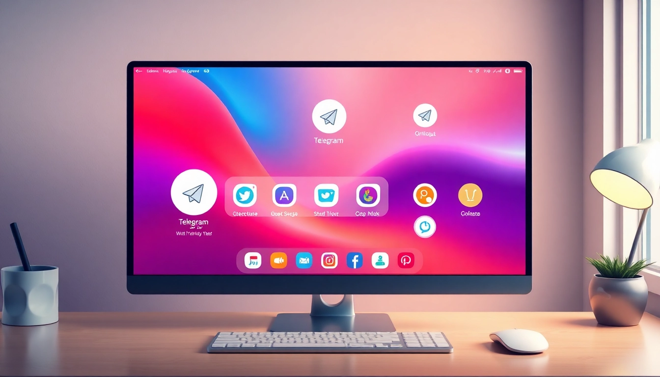 Engaging desktop interface of telegram电脑版中文 showcasing user-friendly features for better communication.