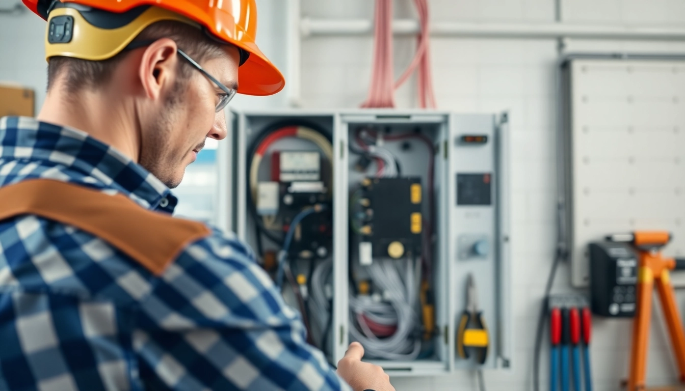 Upgrade of an Electrical Panel Clearwater with a licensed electrician focusing on safety and efficiency.