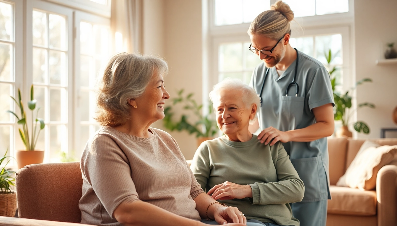 Enhancing senior care austin tx with compassionate caregivers providing support in a home environment.