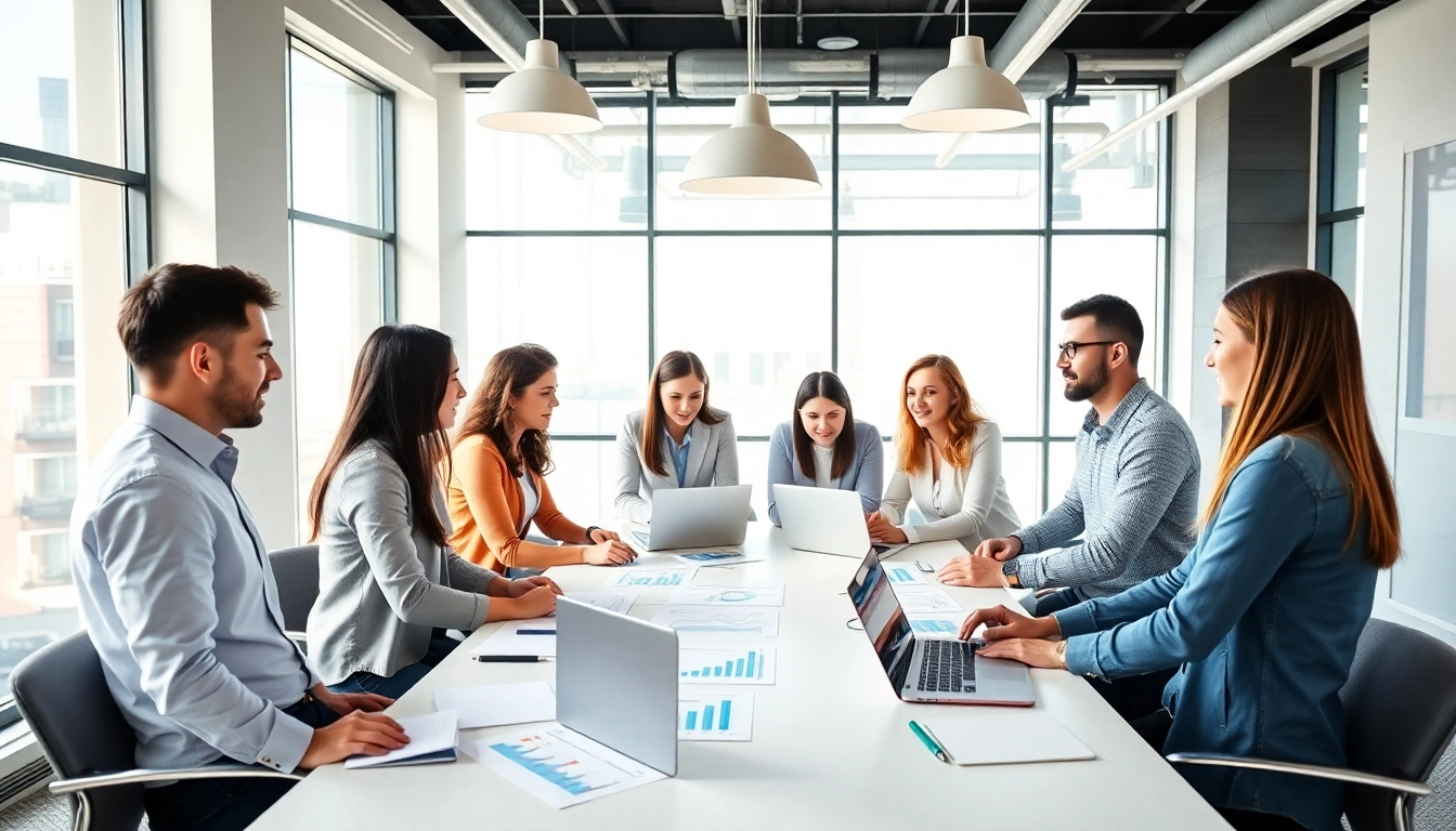 Verbeter de zichtbaarheid van online marketing bureau den bosch met een professioneel team in actie.