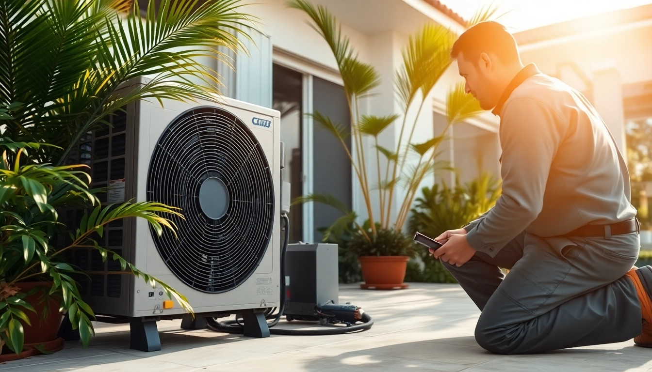 Expert technician providing ac repair glendale az service in a modern home setting.