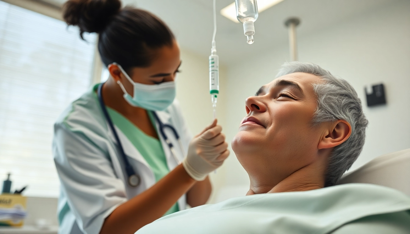 Experience NAD IV therapy near me in a calming healthcare setting with professional care.