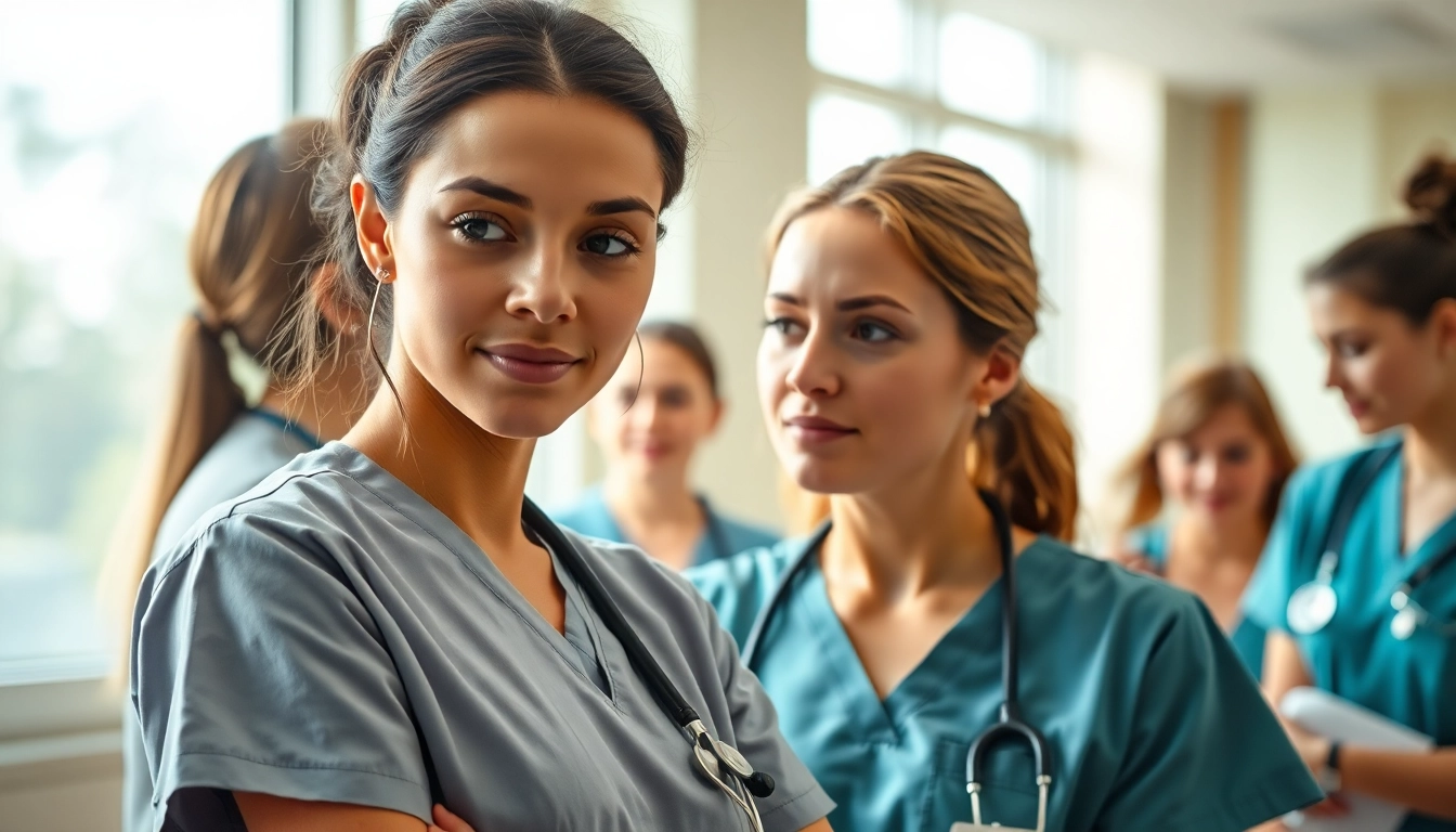 VDAP nurse providing support through compassionate care in a hospital setting.