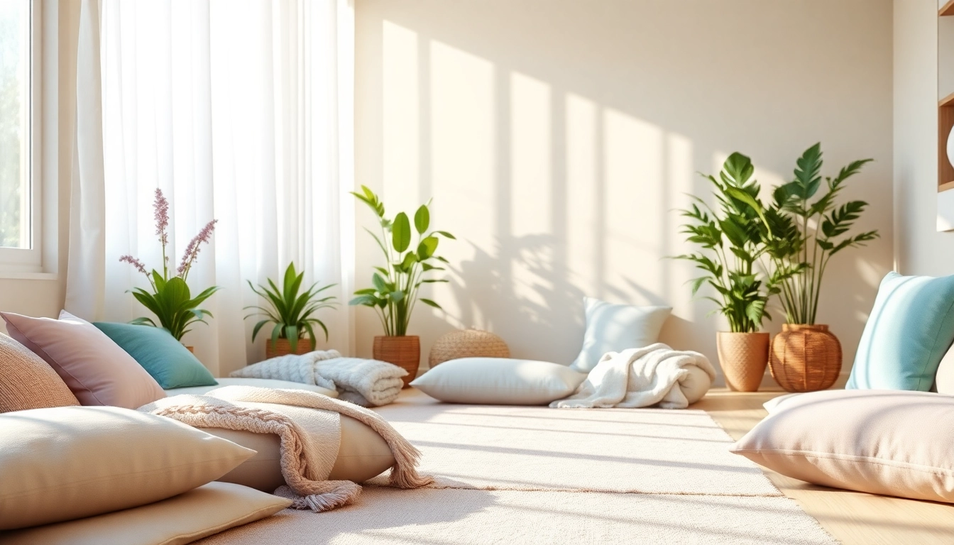 Experience lovehealingexpansion in a calming therapy room filled with warmth and serenity.