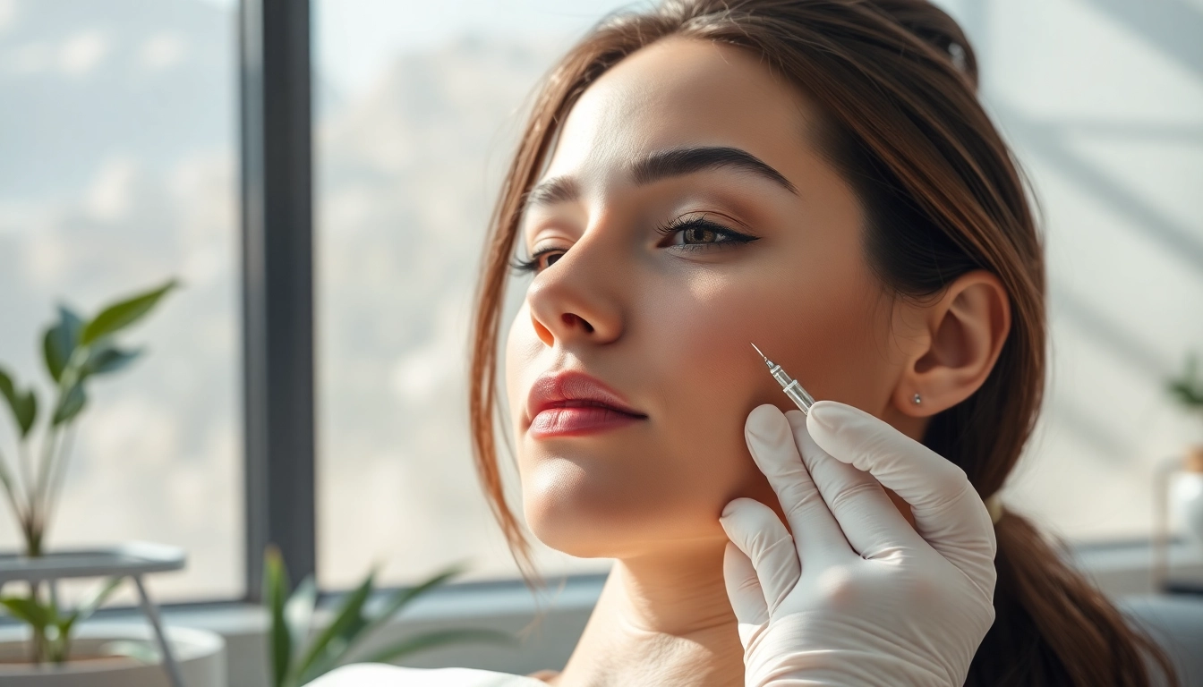 Enhancing aesthetics through expert treatment in a tranquil clinic environment.
