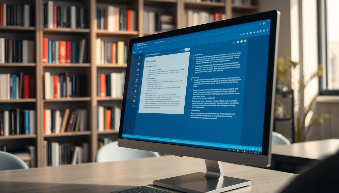 Evaluate text accuracy using an advanced ai checker tool displayed on a computer screen.