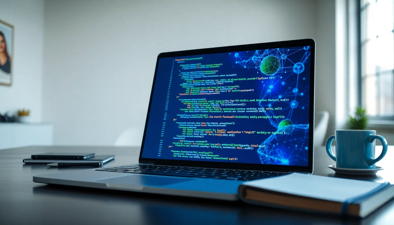 Integrate the api for midjourney with a sleek digital interface showcasing AI-generated images.