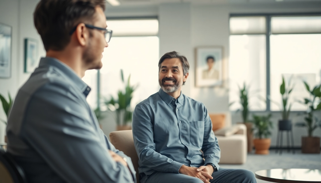 Engaging psychologists in dubai providing therapy in a calming office setting
