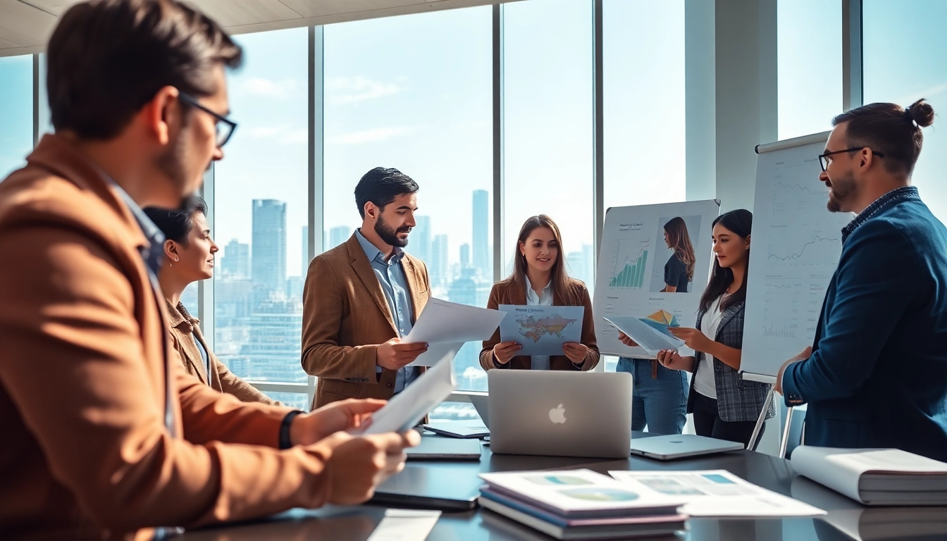 Learn how to become a real estate investor with a professional group strategizing in an office.