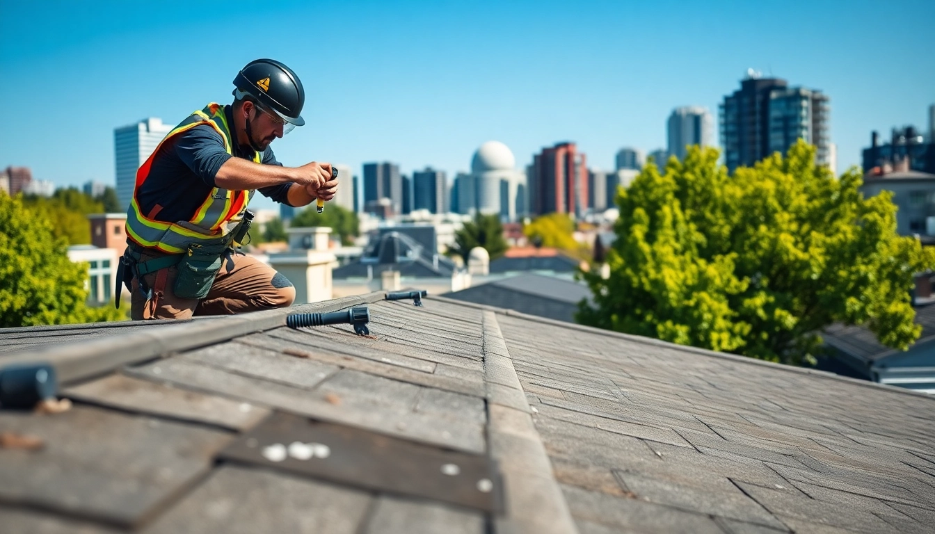Inspecting a roof for repair in Vancouver WA to ensure safety and quality work.