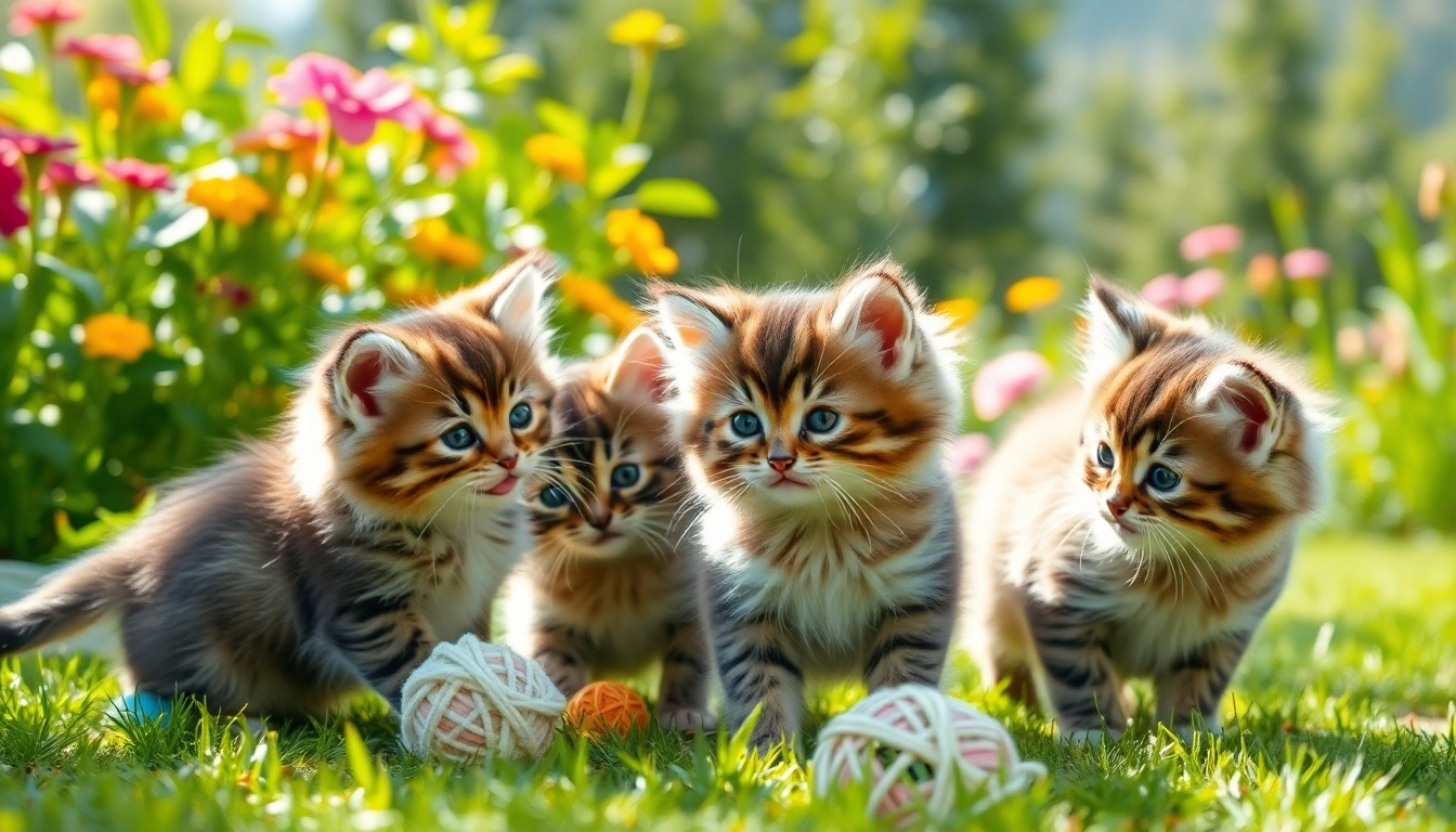 Adopt playful Maine Coon kittens for sale California in a sunny garden setting.