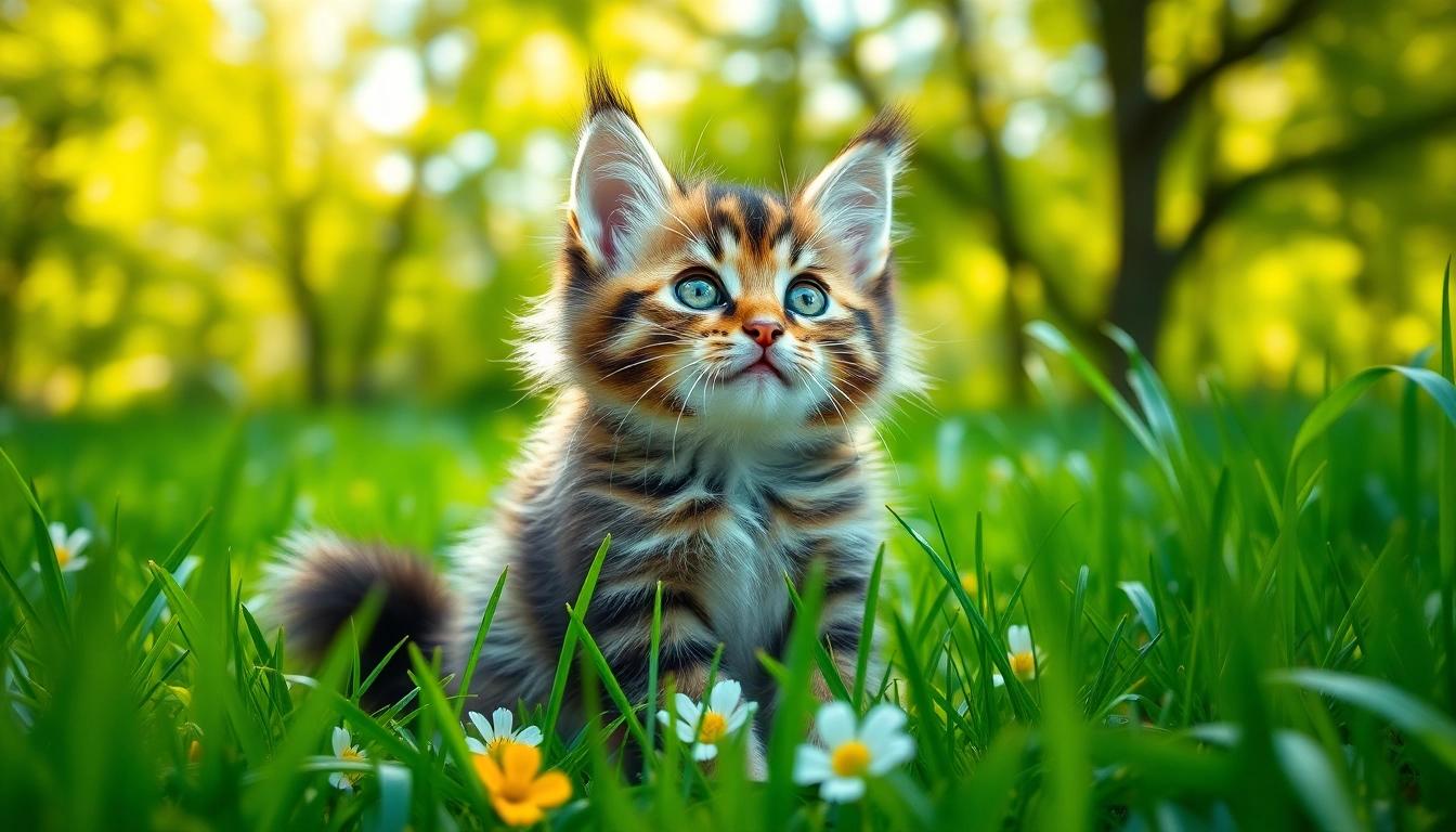 Adopt adorable Maine Coon kittens for sale California, showcasing their playful temperament and beauty.