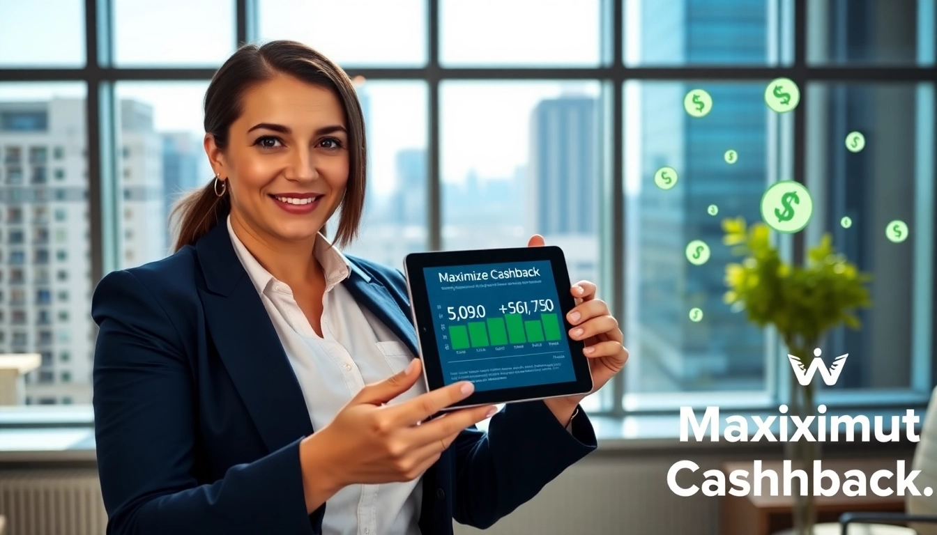 Financial advisor explaining strategies to get maximum cashback effectively in a bright office.