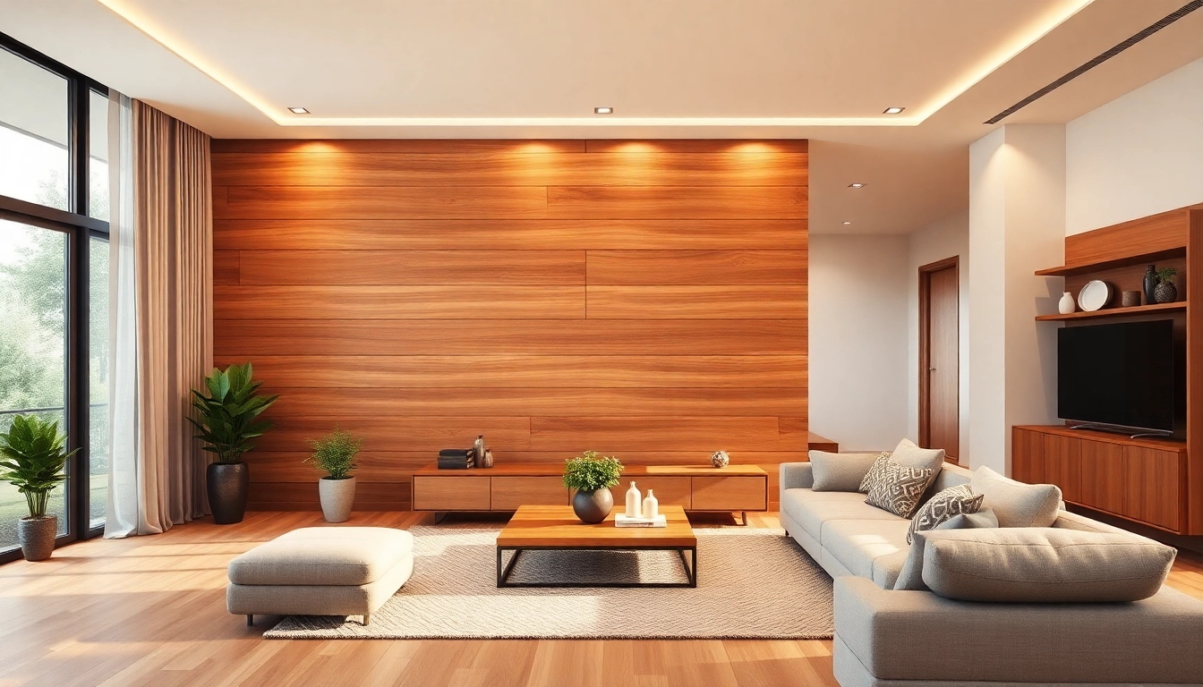 Enhance your space with stunning slats wall panels in a modern living room design.