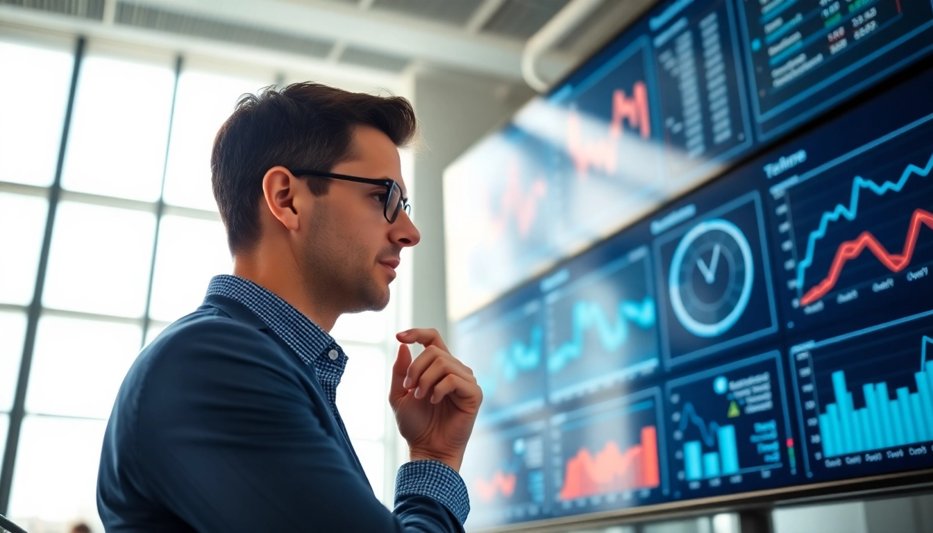 Data anomaly detection analyzed by a professional in a modern office setting.
