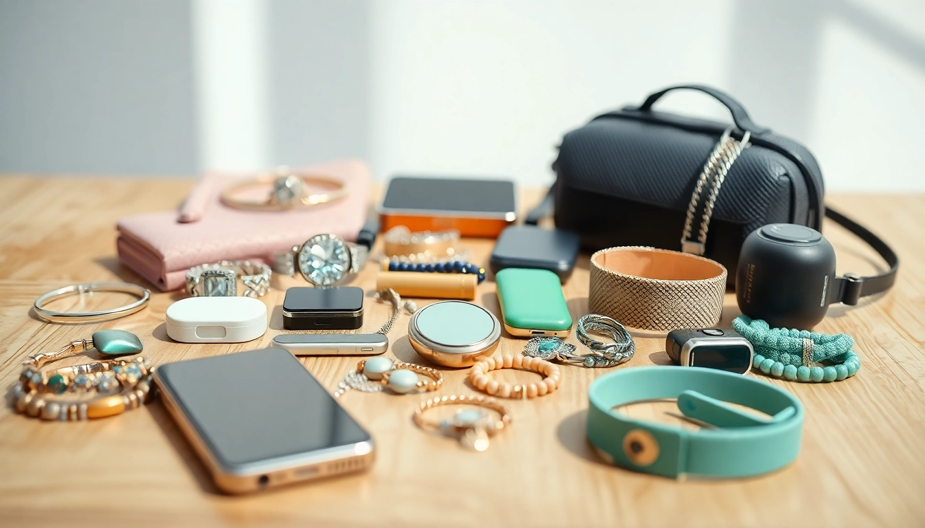 Explore a curated selection of all Accessories featuring jewelry, tech gadgets, and fashion items.