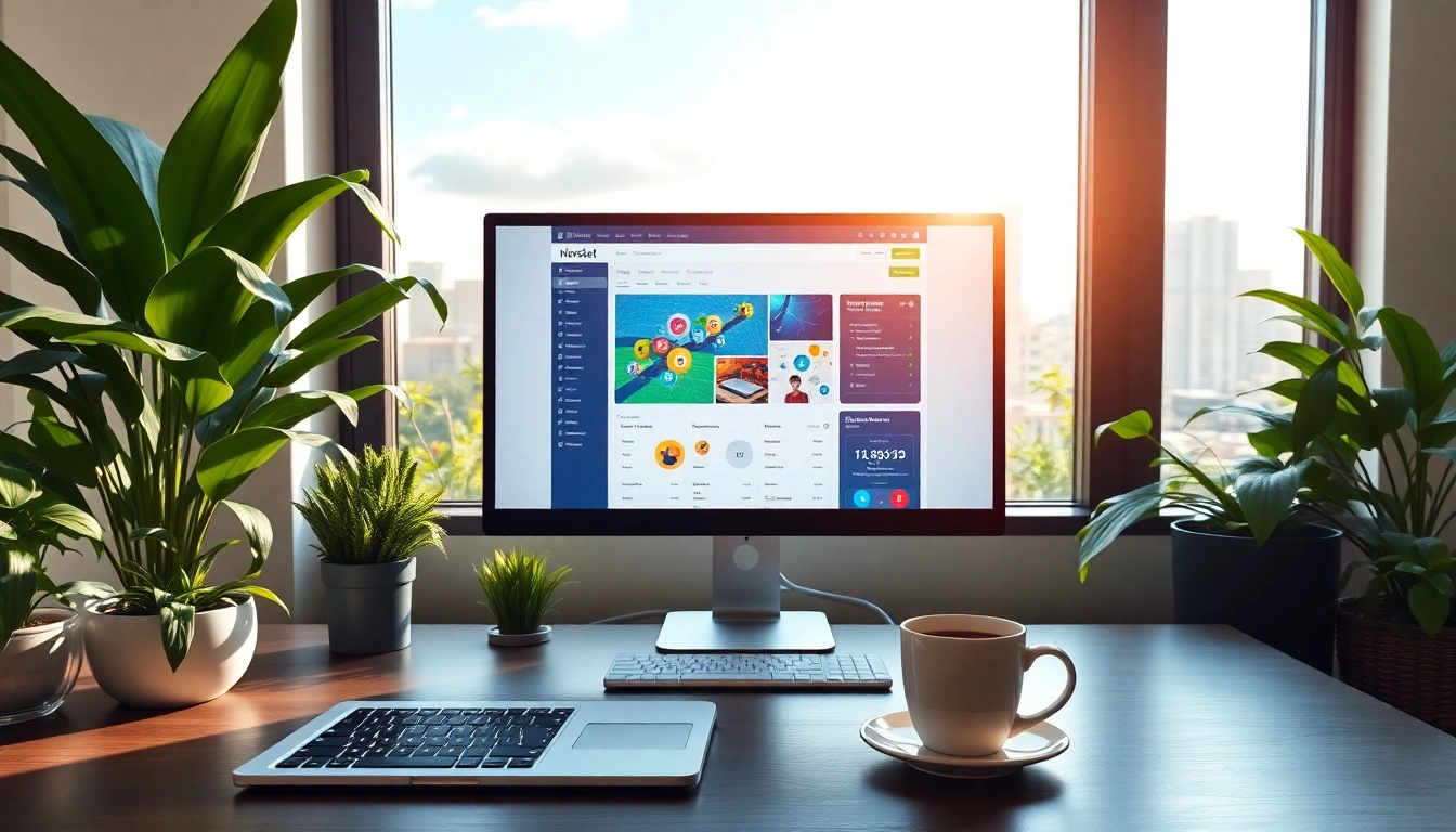 Boost your online presence with Bluehost's modern hosting dashboard and workspace.