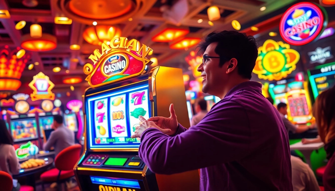 Menangkan hadiah besar dengan qqmacan slot di lingkungan kasino online yang meriah.